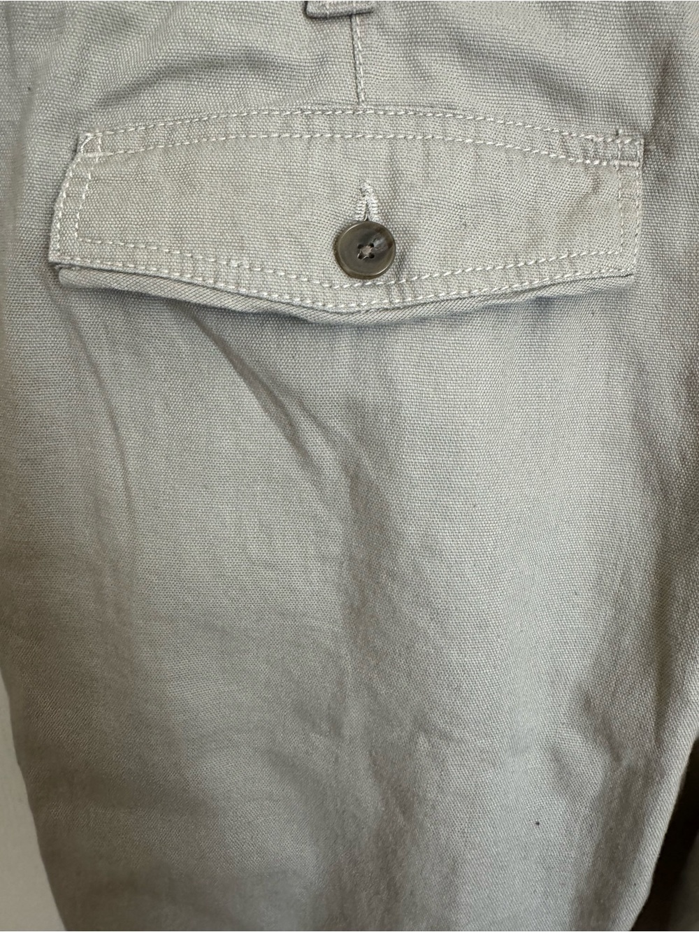 "Marc Anthony Men's Beige Linen/Cotton Blend
Drawstring Pants, Size 38x32" (EUC) - Picture 6 of 12